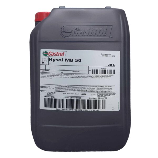 Castrol Hysol MB 50 Bor Yağı 20 Lt Soğutma Sıvısı