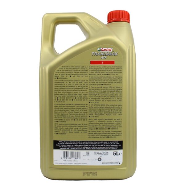 Castrol Transmax Atf Z 5 Lt Otomatik Şanzıman Yağı
