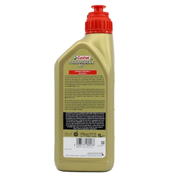 Castrol Transmax ATF Dexron VI 1 Lt Otomatik Şanzıman Yağı