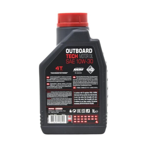 Motul Marine Outboard Tech 4T 10W30 1 Lt Tekne Motor Yağı