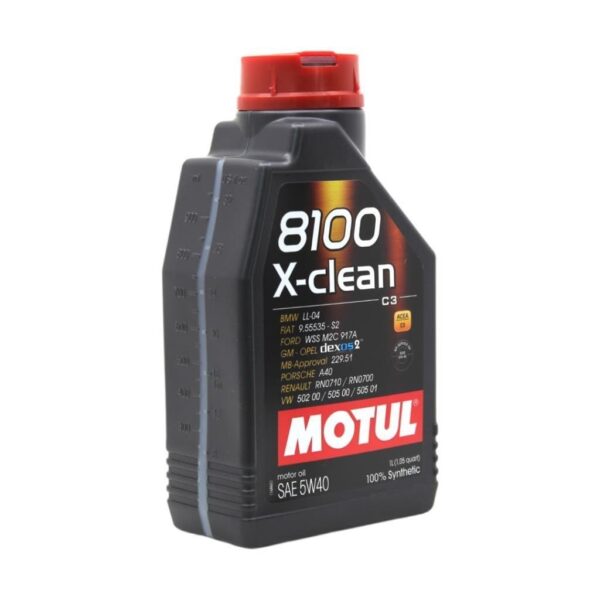 Motul 8100 X-Clean 5W40 1 Lt Tam Sentetik Motor Yağı