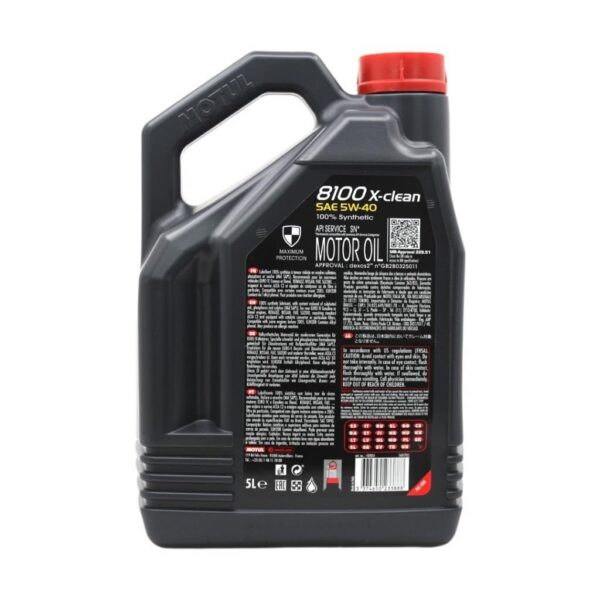 Motul 8100 X-Clean 5W40 5 Lt Tam Sentetik Motor Yağı