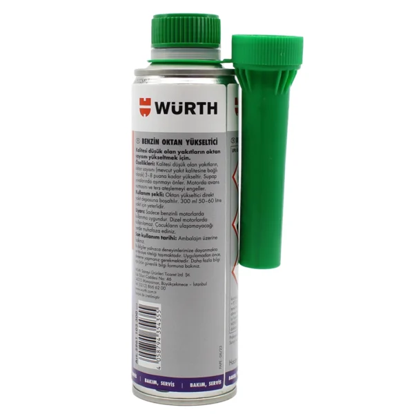Würth Benzin Oktan Yükseltici 300 Ml Octane Booster